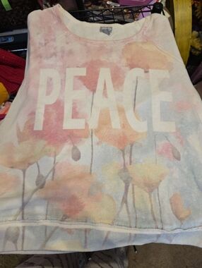 Vanity Pastel Tie-Dye Pullover in Pink, Peach, Yellow, Light Blue